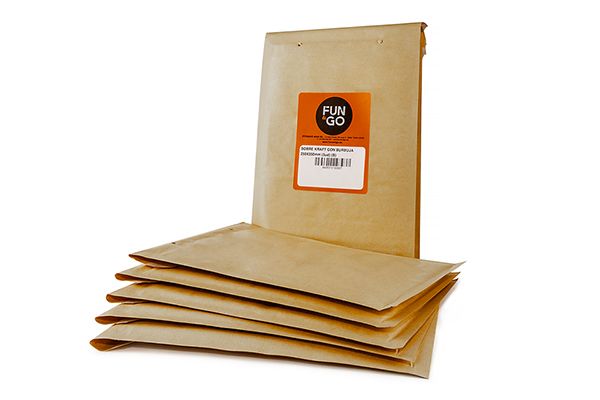 SOBRE KRAFT CON BURBUJA 200X275mm (5ud)